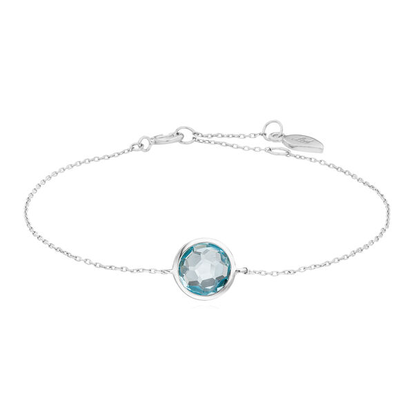 Armkette Blue Topaz, 14 Karat Weigold Bild 2