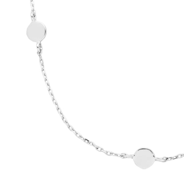 Halskette MINI Plates, 14 Karat Wei�gold Bild 3