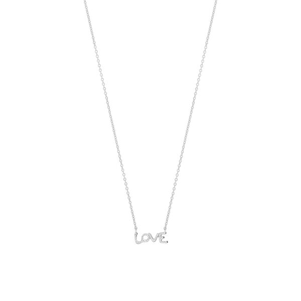 Halskette TINY LOVE mit Diamanten, 14 Karat Weigold Bild 3
