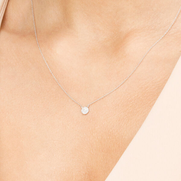 Halskette Pav mit Diamanten, 18 Karat Weigold Bild 4