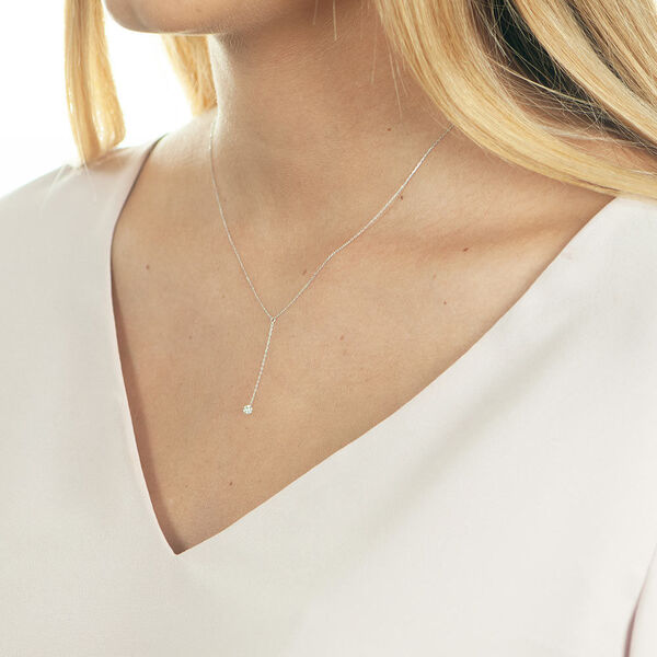 Halskette Y-PURE Diamant, 18 Karat Weigold Bild 5