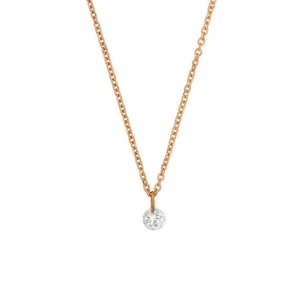 Halskette Pure Diamant, 18 K Rosegold Bild 3