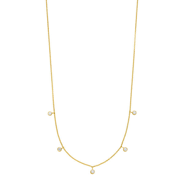 Halskette MY FIRST DIAMOND Charms, 14 Karat Gelbgold Bild 2