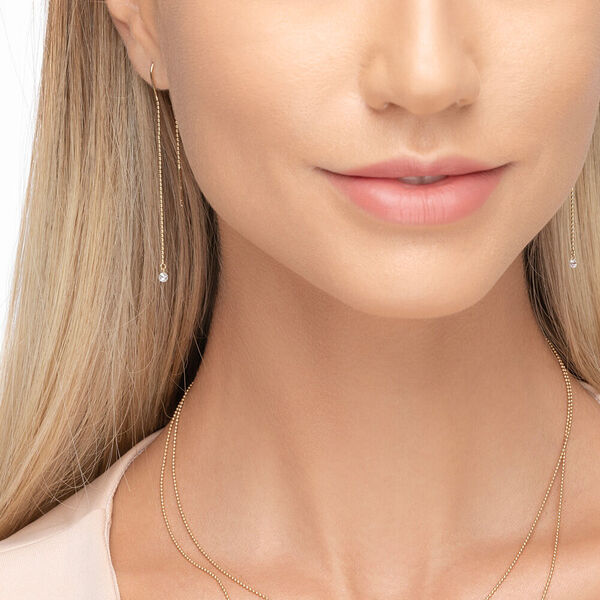 Ohrringe PURE Ball Chain, 14 Karat Gelbgold Bild 2