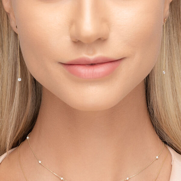 Ohrringe PURE Kette, 18 Karat Gelbgold Bild 4