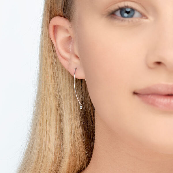 Creole Pure M Diamant, 18 Karat Weigold Bild 2