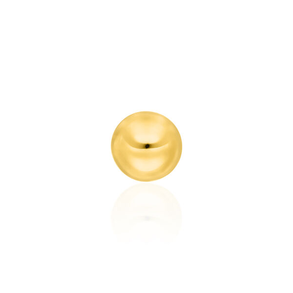 Single Piercing Kugel, 14 Karat Gelbgold Bild 3