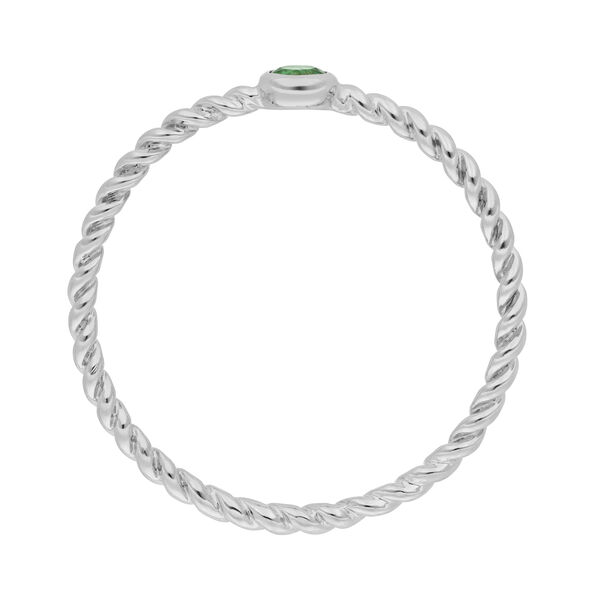 Ring Twist Smaragd, 14 Karat Weigold Bild 3