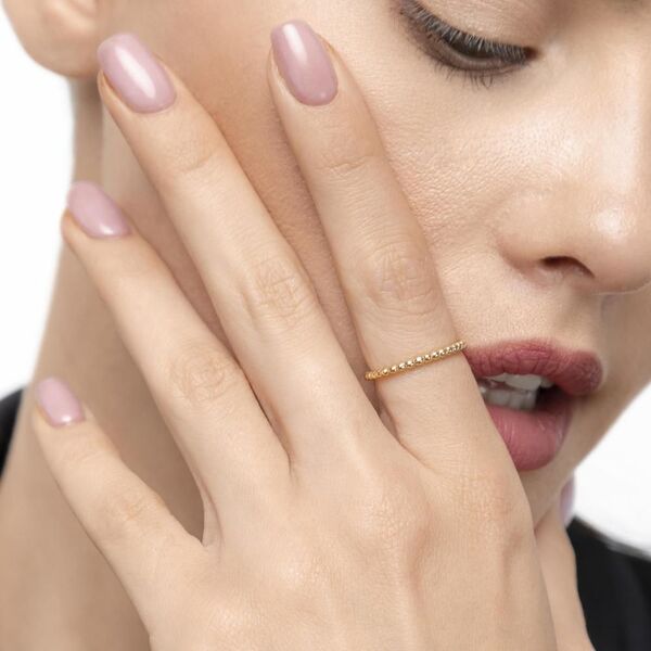 Ring Kugel, 18 Karat Gelbgold Bild 2