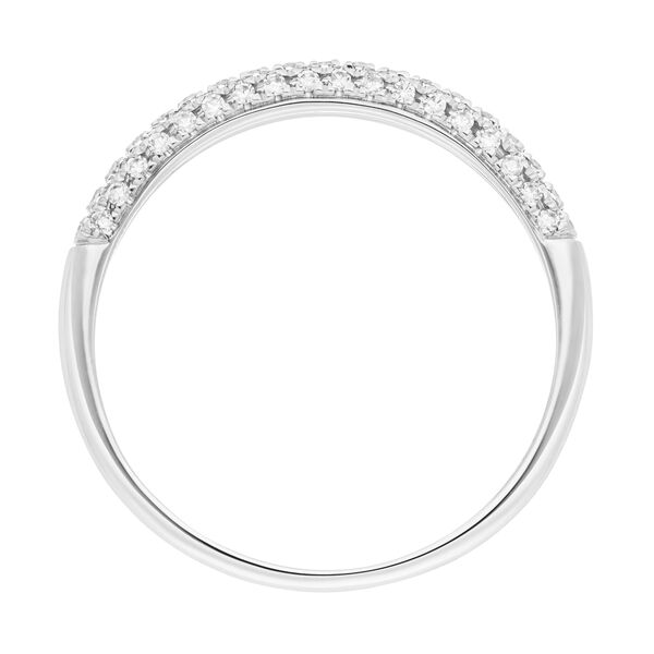 Verlobungsring DAZZLE mit Diamanten, 14 Karat Weigold 