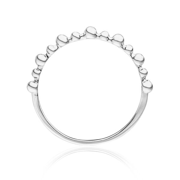 Ring Kugel, 18 Karat Weigold Bild 2
