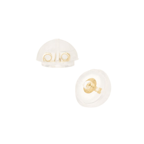 Ohrstecker MINI Plates, 14 Karat Wei�gold 