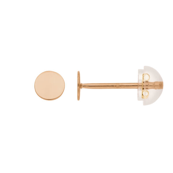 Ohrstecker MINI Plates, 14 Karat Rosegold Bild 4