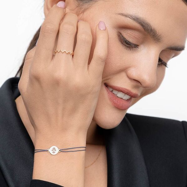 Ring Flash mit Diamanten, 18 Karat Gelbgold Bild 5