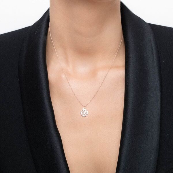Halskette Clover, 14 Karat Rosegold Bild 3