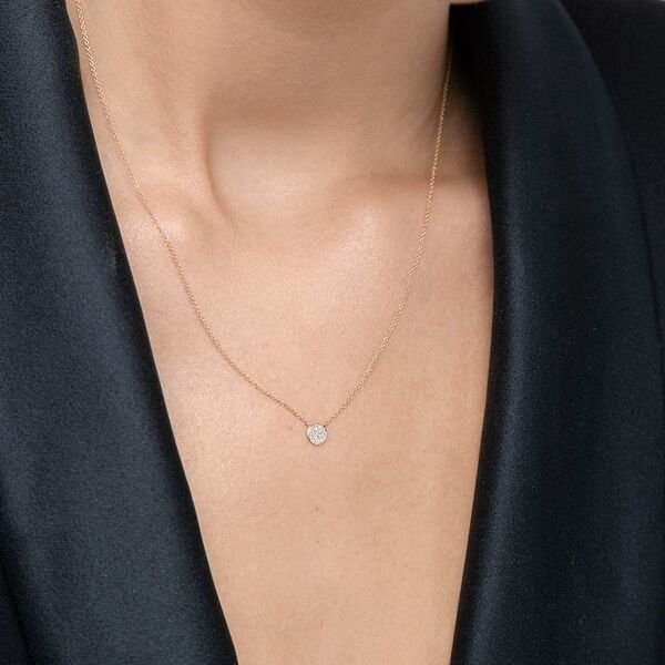 Halskette Pav mit Diamanten, 18 Karat Gelbgold Bild 3