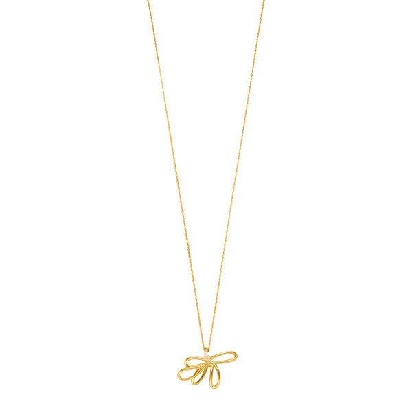 Halskette Blossom, 18 Karat Gelbgold vergoldet Bild 2