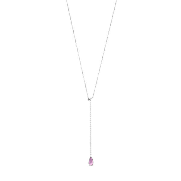 Y-Halskette Gem Drop, Amethyst, 925 Sterlingsilber Bild 2