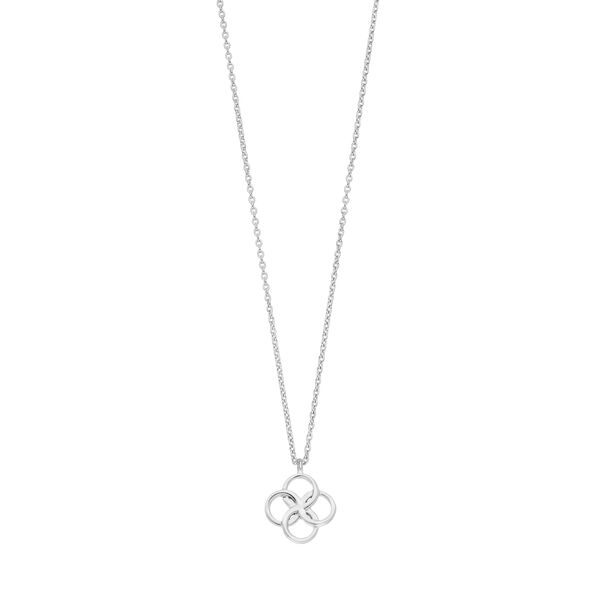 Halskette Clover Charm, 925 Sterlingsilber Bild 3