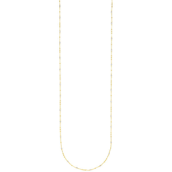 Halskette Flying Gems, Labradorit, 90cm, 18 K Gelbgold vergoldet Bild 3