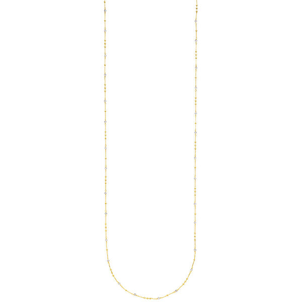 Halskette Flying Gems, Labradorit, 90cm, 18 Karat Gelbgold vergoldet Bild 3