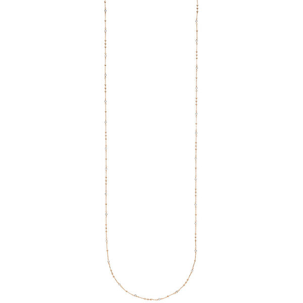 Halskette Flying Gems, Labradorit, 90cm, 18 K Rosegold vergoldet Bild 3