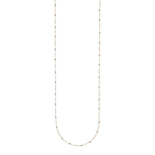 Lange Halskette Flying Gems, Rauchquarz, 90cm, 18 Karat Rosegold vergoldet Bild 4 Lange Halskette Flying Gems, Rauchquarz, 90cm, 18 Karat Rosegold vergoldet Bild 4