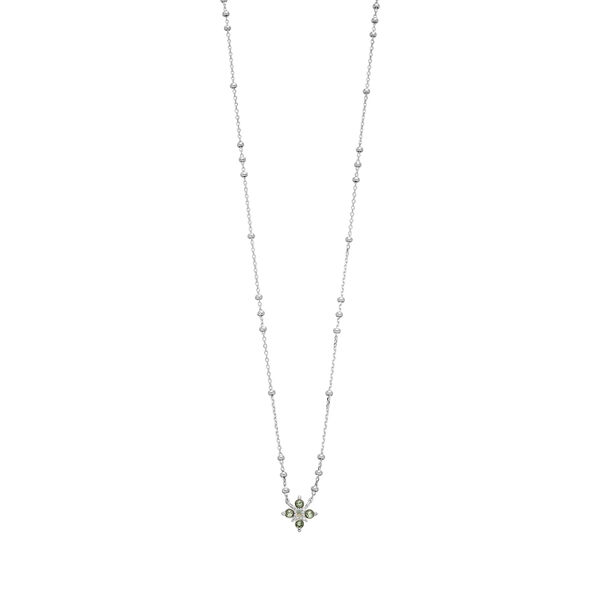 Halskette BLOOM, Labradorit/Aventurin, 925 Sterlingsilber Bild 3