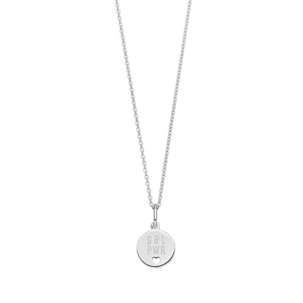 Charity Halskette GRL PWR, Silber Bild 2