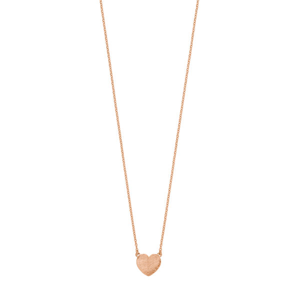 Halskette Heart-Disc, 18 Karat Rosegold vergoldet Bild 2