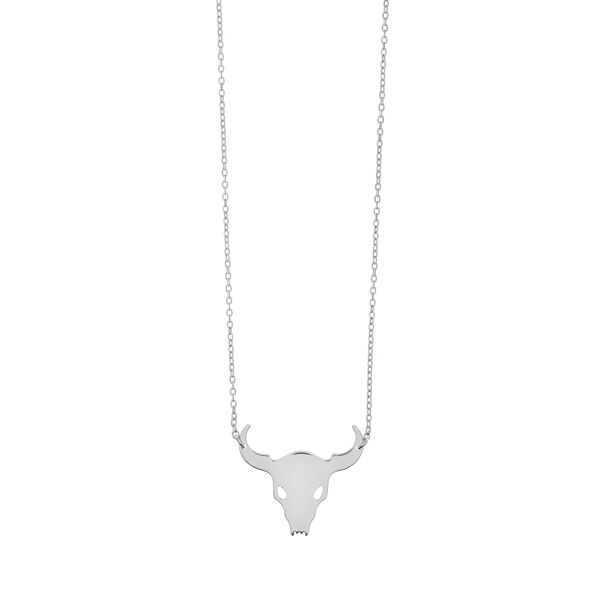 Halskette BULL SKULL, 925 Sterlingsilber Bild 2