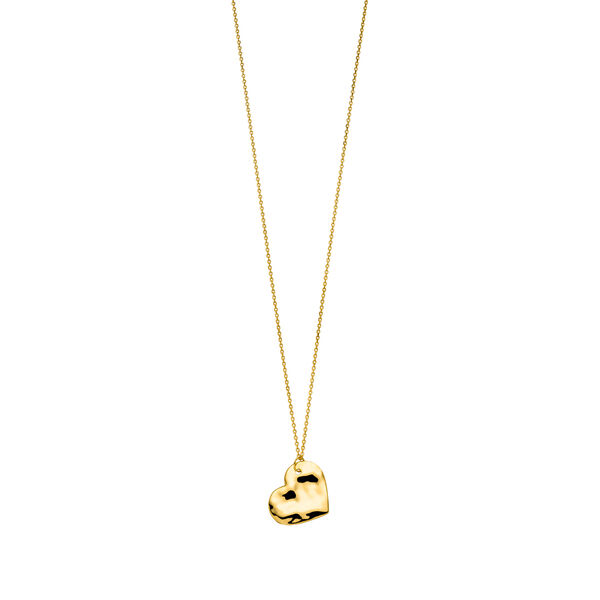 Halskette BIG HEART, 18 K Rosegold vergoldet Bild 3