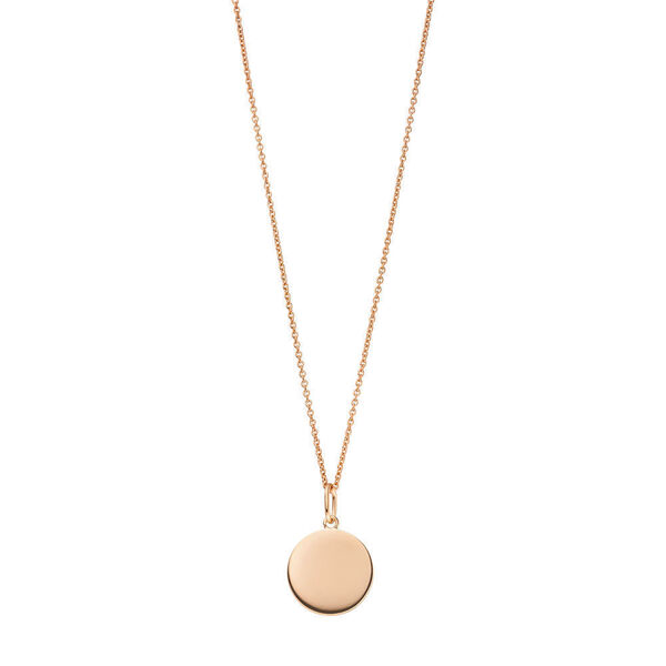 Halskette Plttchen 14mm, 50cm lang, 18 Karat Rosegold vergoldet Bild 2