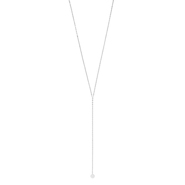 Y-Halskette Little Shiny Plate, 925 Sterlingsilber Bild 3 Y-Halskette Little Shiny Plate, 925 Sterlingsilber Bild 3