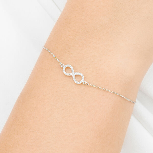 Armkette Infinity mit Diamanten, 18 Karat Weigold Bild 2