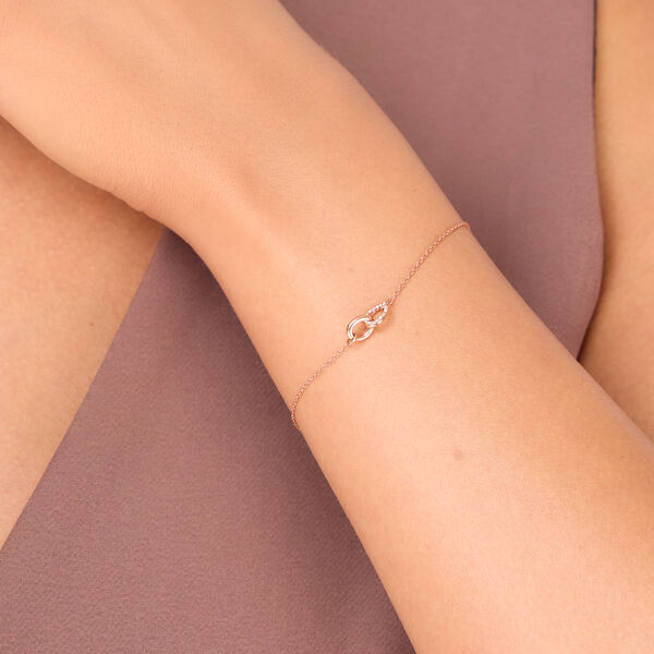 Armkette ETERNAL TOUCH, Diamanten, 14 Karat Rosegold Bild 2