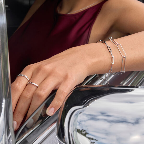 Ring Braid, 18 Karat Rosegold vergoldet 