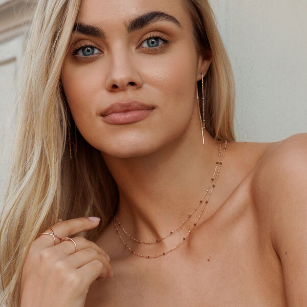 Ohrhänger Flying Gems, Rauchquarz, 18 Karat Gelbgold vergoldet Bild 3 Ohrhänger Flying Gems, Rauchquarz, 18 Karat Gelbgold vergoldet Bild 3