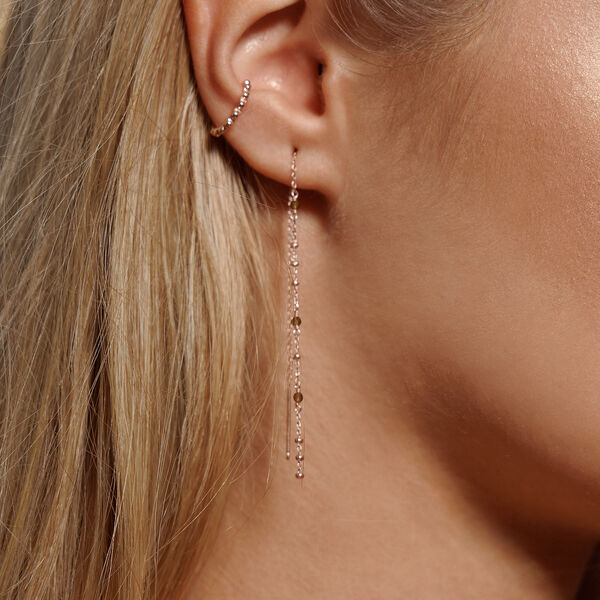 Ohrhänger Flying Gems, Rauchquarz, 18 Karat Gelbgold vergoldet Bild 2 Ohrhänger Flying Gems, Rauchquarz, 18 Karat Gelbgold vergoldet Bild 2