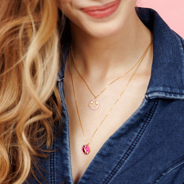 Halskette Joy EMOJI, 18 Karat Gelbgold vergoldet Bild 2