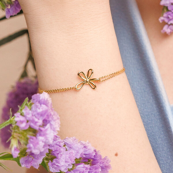 Armkette Blossom, 18 K Rosegold vergoldet Bild 2