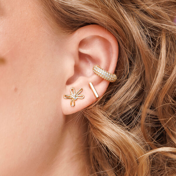 Ohrstecker Blossom, klein, 18 K Rosegold vergoldet Bild 3