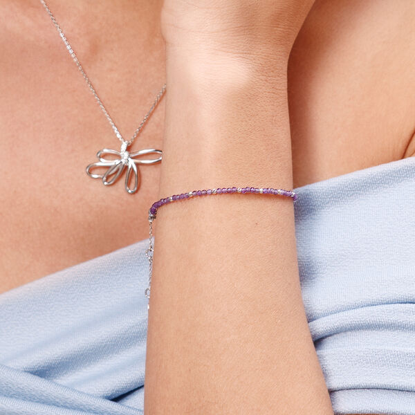 Armkette Serenity, Amethyst, 18 K Rosegold vergoldet Bild 2