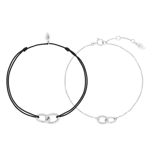 Partner Armbnder, ETERNAL TOUCH, 14 Karat Weigold Bild 3