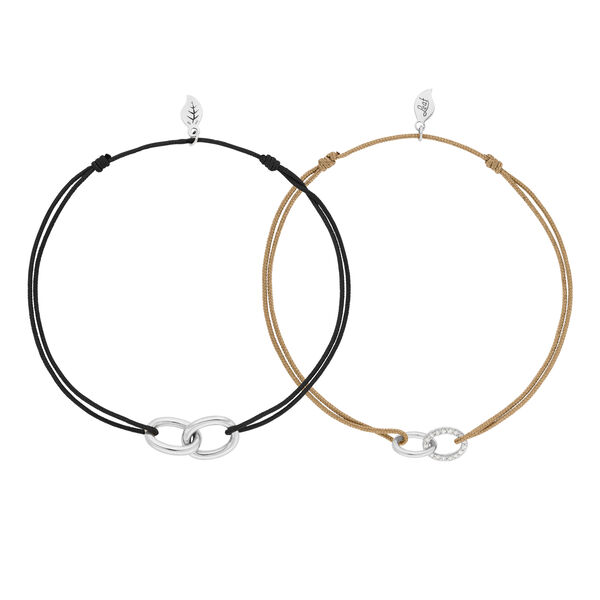 Partner Armbnder, ETERNAL TOUCH, 14 Karat Weigold Bild 3