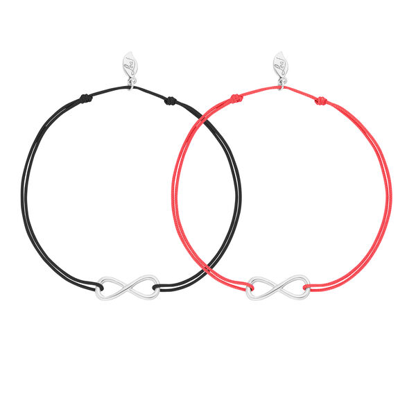 Partner Armbnder, INFINITY, 14 Karat Weigold Bild 3