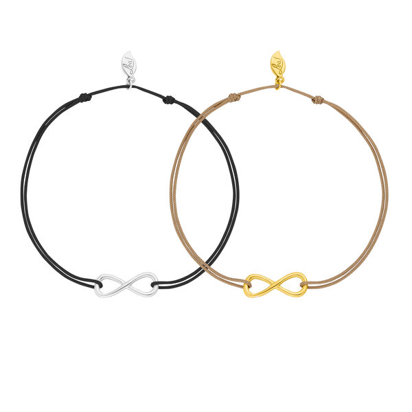 Partner Armb�nder, INFINITY, 14 Karat Wei�gold & Gelbgold Bild 3