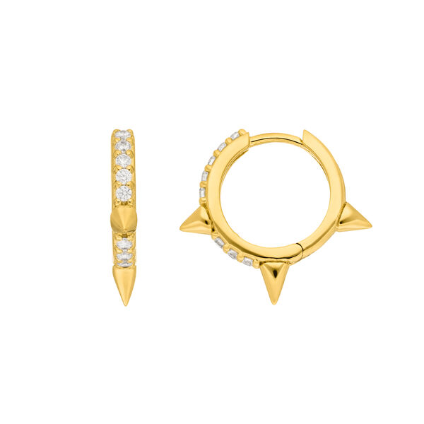 Creole Triple Stud, 18 K Gelbgold vergoldet Bild 5