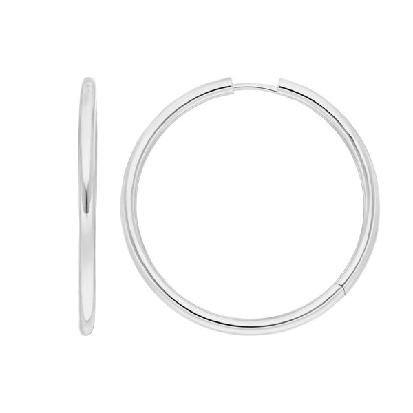 Klappcreolen Basic BOLD, 40 mm, 925 Sterlingsilber Bild 3