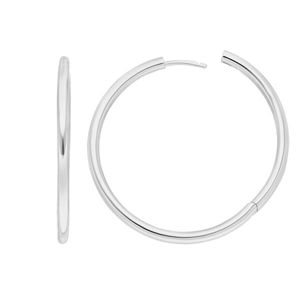 Klappcreolen Basic BOLD, 40 mm, 925 Sterlingsilber Bild 4